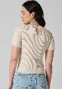T-shirt femme en coton biologique fermeture goutte d'eau