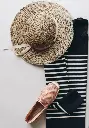 Idée look avec les espadrilles basques à rayures femme