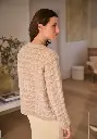 Gilet femme en tweed alpaga et laine