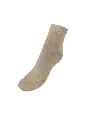 Socquettes mixtes en fil d´Ecosse couleur beige