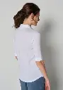 Chemise femme en coton pima couleur blanc