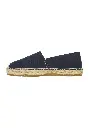 Espadrilles traditionnelles mixtes cousues main couleur bleu marine