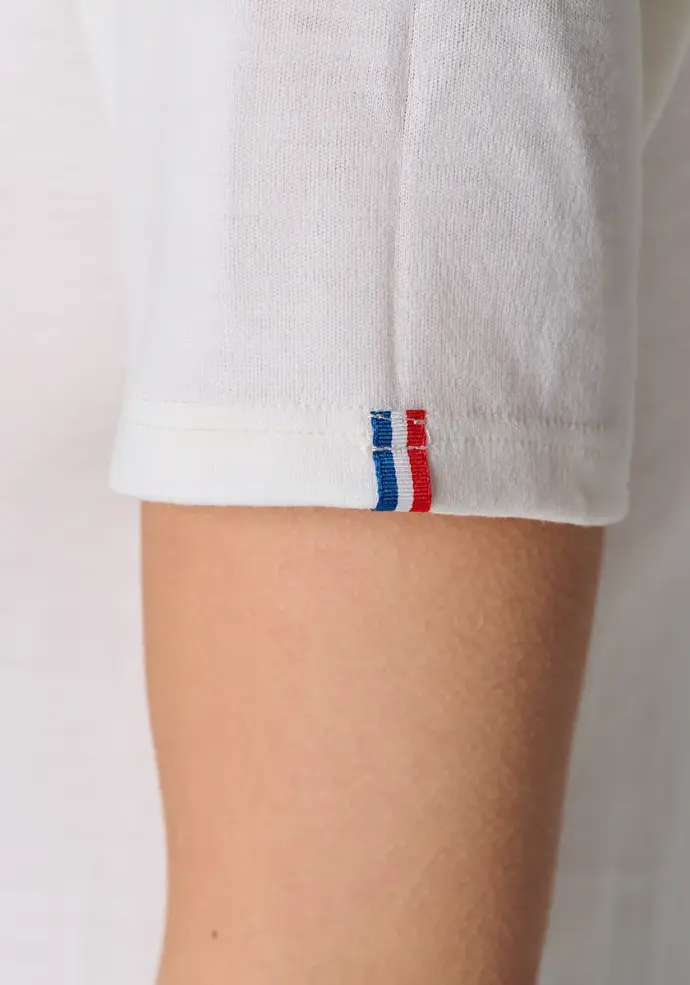 T-shirt femme manches courtes mérinos fabrication française