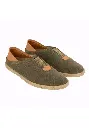 Chaussures homme en toile couleur kaki