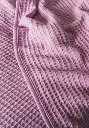 Couverture estivale nid d'abeille en mérinos fabrication française couleur glycine