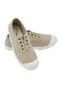 Tennis femme coton bio avec élastique sur le dessus