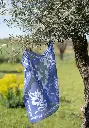 Foulard carré en voile de coton création Ferme du Mohair