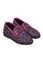 Pantoufles femme forme charantaises en tissu semelle elastomere antiderapant fabrication francaise
