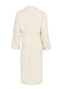 Peignoir de bain mixte en coton bio couleur écru