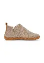 Chaussons femme non fourrés couleur beige