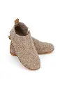 Chaussons femme non fourrés en feutre de laine