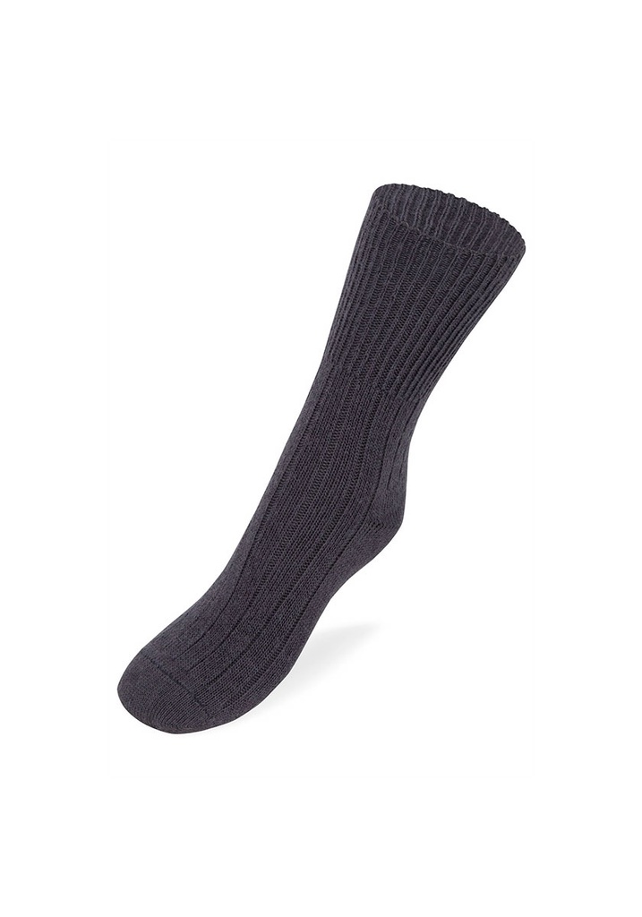 Chaussettes mixtes sans élastique en mohair de chevreau gris