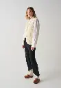 Gilet en laine de mouton femme 2 boutons brandebourg