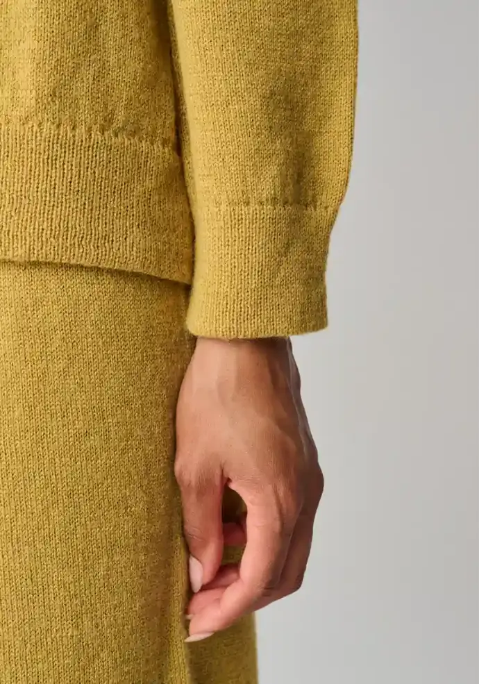 Pull femme en laine mérinos et alpaga made in France
