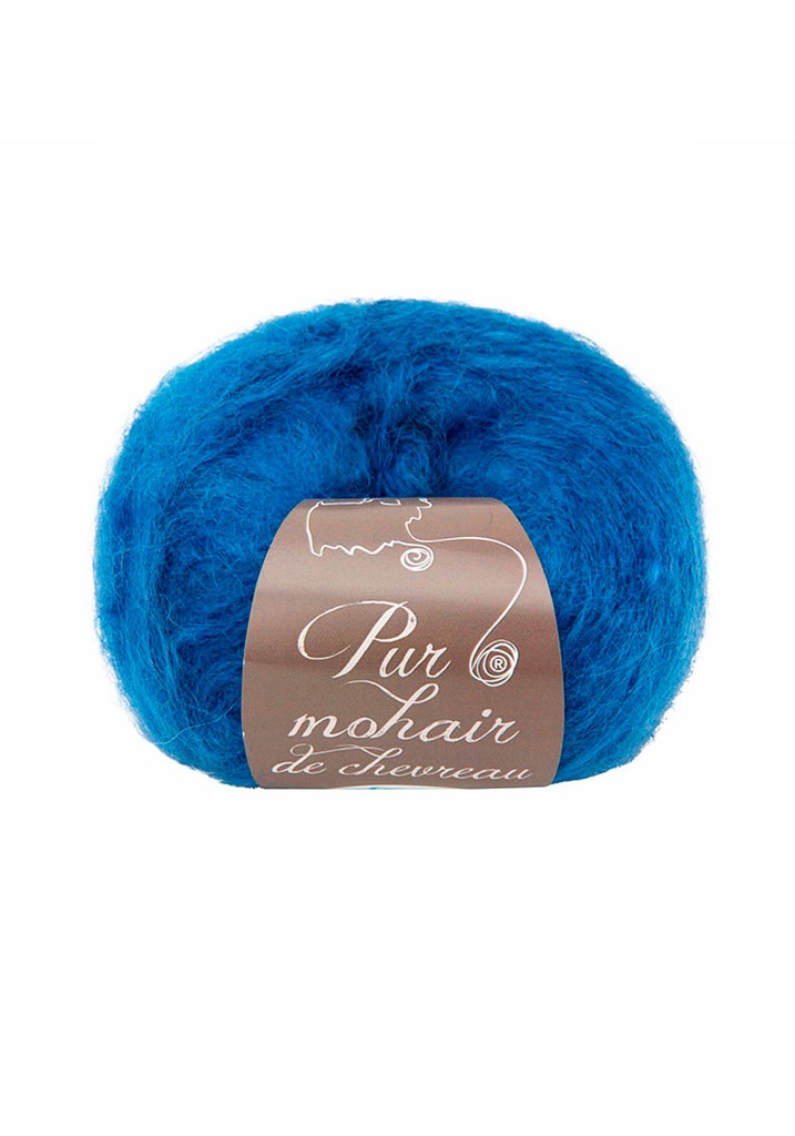 Pelote de laine mohair français et soie