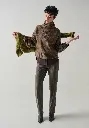 Pull femme col montant laine et duvet de yack chaud