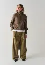 Pull femme col montant laine et duvet de yack chaud