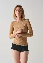 T-shirt manches longues en laine et soie  confection italienne