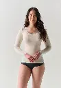 Sous vêtement chaud femme laine et soie confection italienne