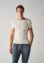 T-shirt chaud homme manches courtes confection italienne