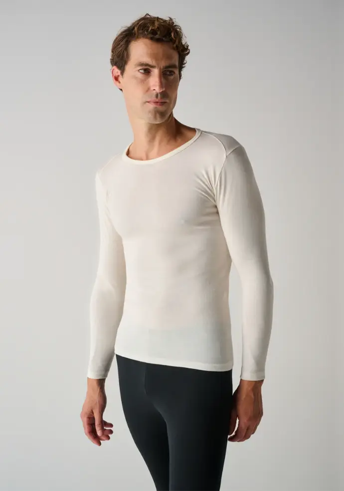 Tshirt homme manches longues confection italienne