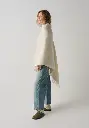 Poncho chaud en poil de lama femme made in France