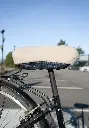 Housse pour selle de vélo en peau lainée mérinos