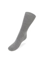 Chaussettes coton sans élastique mixtes couleur gris