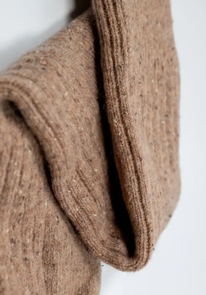 Lot de 3 chaussettes en laine et soie homme couleur beige