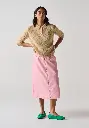 Pull femme col polo en mohair et soie maille jersey