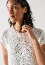 Robe longue en coton bio col rond