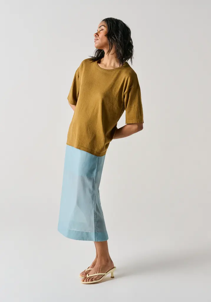 Haut femme 100% coton bio manches courtes