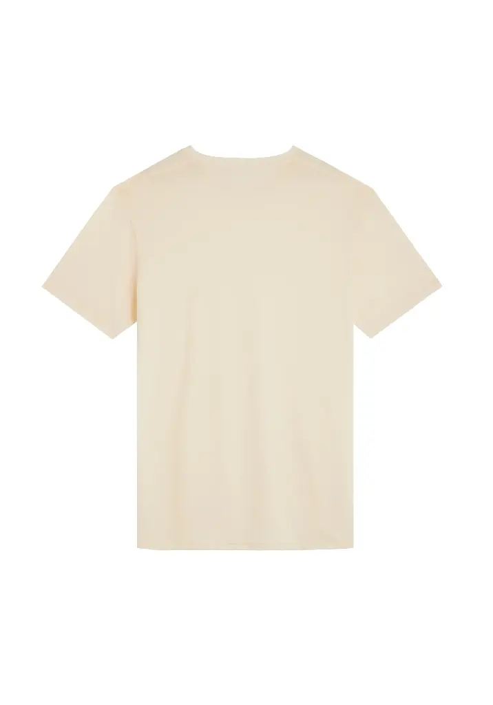 T-shirt homme en 100% coton Pima couleur écru