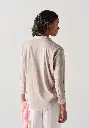 Chemise femme en coton Pima couleur beige