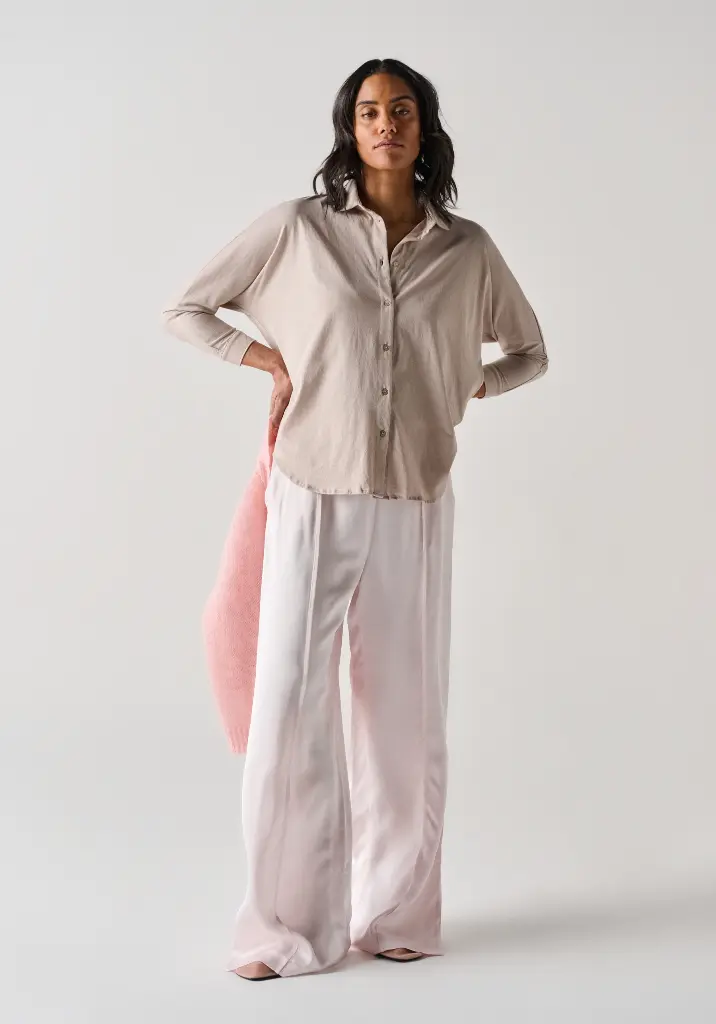 Chemise femme en coton Pima forme liquette