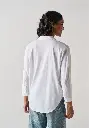 Chemise femme en coton Pima couleur blanc