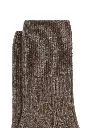 Chaussettes mixtes chaudes en yack et laine couleur beige chiné