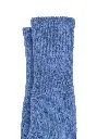 Chaussettes mixtes mohair sans élastique santé + couleur bleu jean