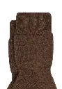 Chaussettes de montagne mixtes yack et laine havane chiné