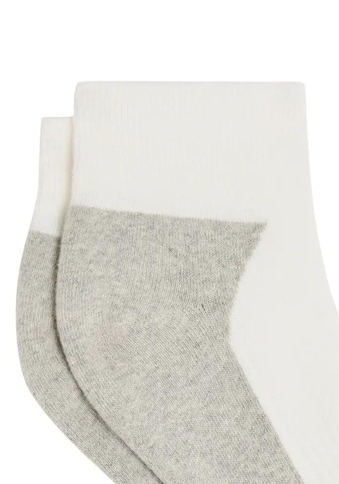 Socquettes mixtes en maille bouclette