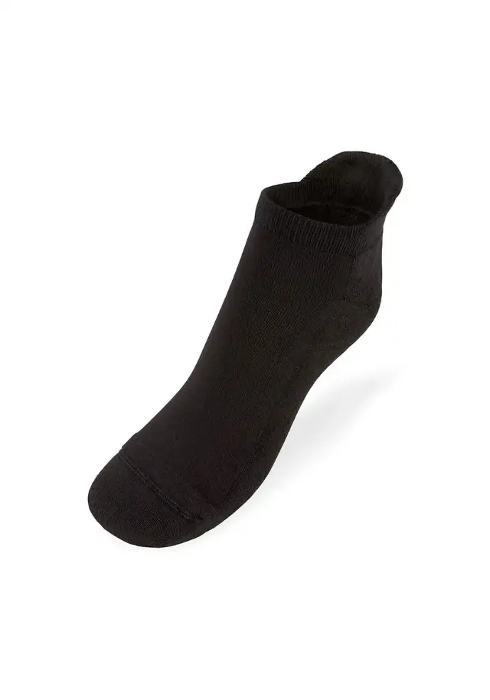 Socquettes mixtes en bambou avec renfort au talon