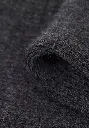 Socquettes mixtes laine maille bouclette couleur gris anthracite