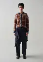 Gilet femme zippé jacquard coupe droite