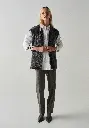 Gilet long sans manches laine et yack chaud