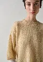 Pull femme manches courtes en laine mohair de chevreauPull femme manches courtes en laine mohair de chevreau