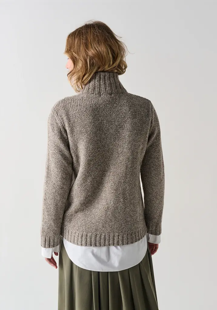 Gilet femme zippé yack couleur beige