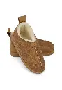 Chaussons mixtes peau de mouton tannage végétal