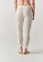 Caleçon femme chaud en coton laine et soie couleur écru