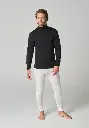 Caleçon homme chaud en coton laine et soie couleur écru