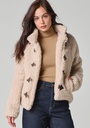 Veste femme en laine naturelle doublure en soie